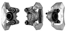 Étrier <span class=keywords><strong>de</strong></span> <span class=keywords><strong>frein</strong></span> avant gauche 96015069, type flottant, piston unique 48 mm, fonte grise. Compatible avec Peugeot 106, 206, <span class=keywords><strong>306</strong></span> - Product Image 4