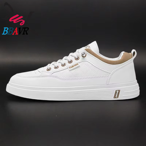 Zapatillas Deportivas para Hombre 2023, Blancas, Transpirables, con Cordones, Casuales, Tenis Deportivos, Zapatos de Skateboard - Product Image 3