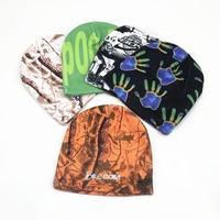 YuKaiHe Bonnets tricotés personnalisés OEM avec impression intégrale, logo brodé de haute qualité, unisexe, pour le sport et le ski