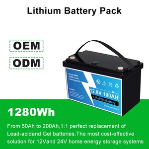 Paquete de Baterías de Litio de 1280 Wh, 12 V, 50 Ah, Almacenamiento de Energía Marina para Motores de Arrastre, Batería de Respaldo Ligera para Barcos, LFP - Product Image 2