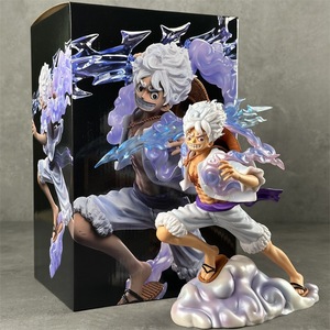 <span class=keywords><strong>Pirate</strong></span> Fighting Form Treadcloud Frozen Sun God Nika Modèle <span class=keywords><strong>en</strong></span> résine fait main avec Lightning Boxed Animation Nouveau - Product Image 6