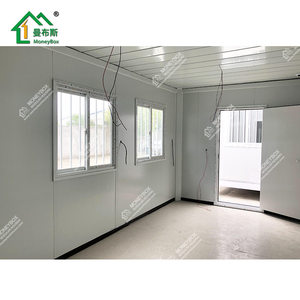 Vận chuyển prefab di động đúc sẵn mô-đun Gói phẳng container 2 phòng ngủ hàng loạt chế tạo nhân viên chỗ ở - Product Image 2