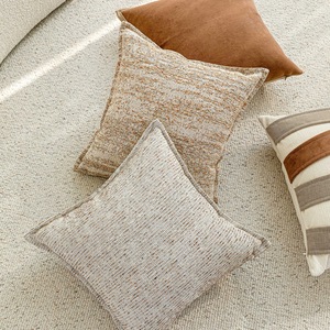 Copricuscino Decorativo in Tessuto Marrone Caldo Stile Wabi-sabi Naturale per Divano, Testiera e Camera da <span class=keywords><strong>Letto</strong></span> - Product Image 4
