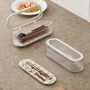 Bộ đồ ăn chống bụi hộp lưu trữ nhà bếp dao kéo muỗng nĩa và đũa hộp lưu trữ - Product Image 4