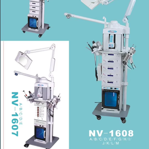 Appareil professionnel multifonction 19-en-1 pour soins du visage à jet d'oxygène, lampe loupe, machine de beauté ultrasonique pour salon, fonctions hydratantes - Product Image 1