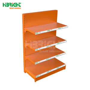 Customized Color Commercial <strong>Metal</strong> Single or Double Side Multi-Layer with Hooks Supermarket Heavy Duty Store <strong>Shelves</strong> - Product Image 6