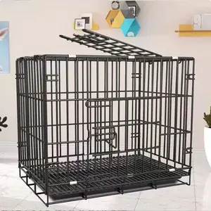 hot selling pet supplies bottomless dog cage crates cage folding dog cages