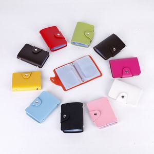 China Factory Manufacturer Simple Custom PU Leather Credit <b>Card</b> <b>Wallet</b> - Product Image 3