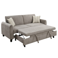 Moderner Europäischer Stil zur Hausdekoration Neuer Platzsparender Transformer 2S 3-Sitzer Hotelbettwäsche für Wohnzimmer-Schlafsofa mit USB