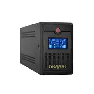 Techfine 500VA 600VA 650VA 800VA מיני UPS טהור סינוס גל מהפך UPS650VA עבור מחשב נייד או מחשב