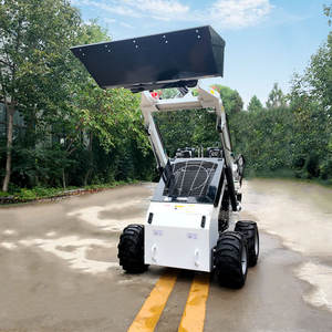 ENVÍO GRATUITO Maquinaria de Movimiento de Tierras China, Minicargadora Compacta con Orugas, Certificación CE/EPA, Cargadora Frontal, Zanjadora, Bomba de Motor - Product Image 5