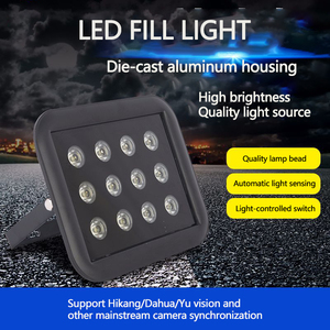 ИК-осветитель для наружного видеонаблюдения 120 м, 850 нм, 15 светодиодов, 1500 лм, IP65, алюминиевый корпус, улучшенное ночное видение, подсветка номерных знаков - Product Image 1