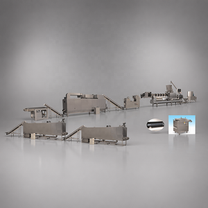 Machine de fabrication de protéines végétales texturées (PVT) à base de morceaux de soja miniatures, ligne d'extrusion de protéines de soja texturées à petite échelle - Product Image 6