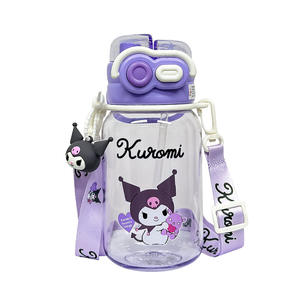 Zuo Mu My Melody Kids Water Bottle 500Ml Bpa Free Portable Straw <b>Cup</b> For School Girls With Strap - Product Image 2