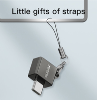 Adaptador OTG GS08 YESIDO Mini de Aleación de Aluminio, Lector de Tarjetas USB Tipo C, Convertidor de Mouse