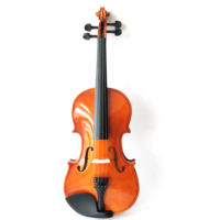 Wholesaler Price 4/4 Full Size Student Cheap Basswood Steel String Alloy Tailpiece Violin with Triangle Foam Case