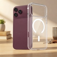 Étui Magnétique de Luxe pour iPhone 18 17 Pro Max, Aimant N52 Puissant, Compatible Charge Sans Fil, Protection Transparente Antichoc