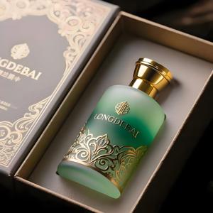 Chai nước hoa thủy tinh tròn mới về, loại nắp vặn, dung tích 30ml 50ml 100ml 200ml 250ml, màu đỏ, nắp vàng zamac - Product Image 2