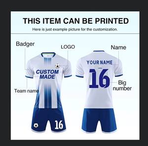 Seragam Sepak Bola Grosir Versi Pemain Thailand 2526 Jersey Sepak Bola Custom Kaos Sepak Bola Pria - Product Image 4