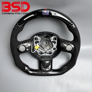 <span class=keywords><strong>Volant</strong></span> BSD en fibre de carbone pour <span class=keywords><strong>Mini</strong></span> Clubman Countryman <span class=keywords><strong>JCW</strong></span> <span class=keywords><strong>Cooper</strong></span> S F55 Custom Real 6K Carbon Fiber LED - Product Image 1