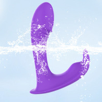 Dispositif de masturbation invisible portable pour femmes adultes avec télécommande sans fil, stimulation à double choc à 10 vitesses