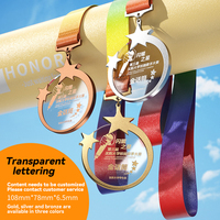 Trophée sportif personnalisé or argent cuivre gravé impression couleur prix Badminton Golf Marathon basket-ball Football médaille trophée