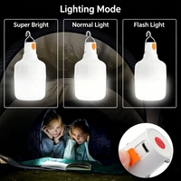 Ampoule LED rechargeable blanche, lumière d'urgence, commande tactile, intensité réglable, lampe de nuit de bureau avec alimentation secteur