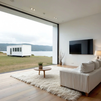 Maison modulaire en conteneur, maison mobile, maison préfabriquée portable, bâtiment en conteneur préfabriqué pour usage résidentiel, commercial ou en campement