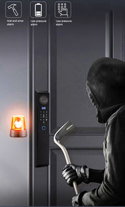 Cerradura Inteligente Glomarket Tuya con Reconocimiento Facial 3D para Puerta de Acero, Equipada con Sistema de Intercomunicación Activo Multi-idioma - Product Image 3