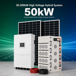 ระบบพลังงานแสงอาทิตย์แบบออฟกริด 10KW 30KW 50KW ชุดแผงโซลาร์เซลล์สำหรับบ้าน 3000W 5000W 10KW ระบบไฮบริดแบตเตอรี่พลังงานแสงอาทิตย์สำหรับใช้ในฟาร์ม - Product Image 1