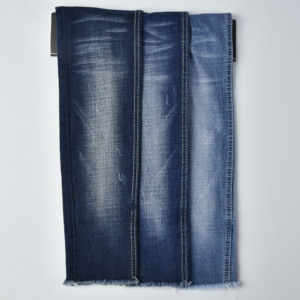 Production en usine 9 oz cross hatch <span class=keywords><strong>coton</strong></span> <span class=keywords><strong>élasthanne</strong></span> denim <span class=keywords><strong>tissu</strong></span> pour jeans - Product Image 5