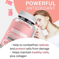 Complément alimentaire de santé anti-âge au glutathion et au collagène pour l'éclaircissement et la protection antioxydante