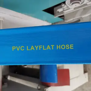 4 '' สีฟ้า 50 เมตร 4Bar อายุการใช้งานยาวนานท่อน้ําส่ง PVC Layflat ท่อท่อน้ําพลาสติก