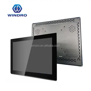 Windro 높은 광도 10.4 인치 햇빛 읽기 쉬운 접촉 산업 lcd 감시자 벽 산 디지털 방식으로 간판 hmi 간이 건축물 스크린 plc