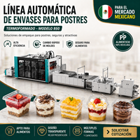 Ligne de production de thermoformage d'emballages alimentaires en plastique de qualité alimentaire, machine automatique à grande vitesse pour la fabrication de contenants en PP et PET
