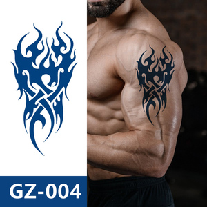Pegatina de tatuaje Tribal de 1 a 2 semanas, superventas, pegatinas de tatuaje temporal Tribal, tatuaje de transferencia de agua, Mangas de <span class=keywords><strong>brazo</strong></span> <span class=keywords><strong>para</strong></span> <span class=keywords><strong>hombres</strong></span> - Product Image 2