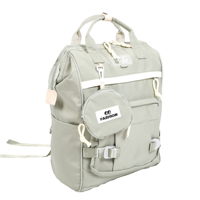 Ransel Sekolah Anti Maling Tahan Air Kapasitas Besar All-in-One Desain Fashion Logo Kustom Penutup Ritsleting Warna Kustom Desain Unisex