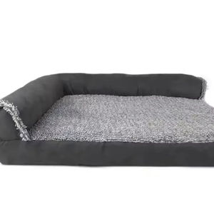 Sillón Esquinero en Forma de L Yangyangpet con Tapicería de Gamuza, Cama <span class=keywords><strong>para</strong></span> Perro Extraíble y Lavable - Product Image 1