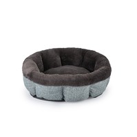 Klassisches Kunstfell-Hundebett Winter-Wärme- und Kühlmatte für Tiefschlaf Ganzjährig für Kleine und Mittelgroße Hunde