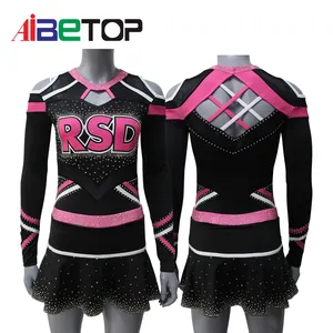 Fast Delivery Newest Custom Cheerleading Uniforms For Competition Free Design Own Team Cheer Costume