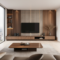 Console TV moderne personnalisée en 3D, table de salon de luxe, étagères ouvertes personnalisables, matériaux écologiques