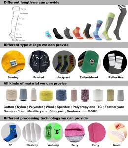 20-30mmhg Calcetines <span class=keywords><strong>de</strong></span> compresión atléticos para jóvenes Fútbol Calcetín deportivo suave Crew High Logo Port Circulación sanguínea Runner Temporada <span class=keywords><strong>de</strong></span> primavera - Product Image 6