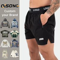 Premium personnalisé course été taille élastique Joggers sport Gym hommes Shorts course vêtements d'entraînement