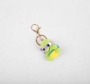 Crochet fait main pour les tortues adolescentes ensemble de porte-clés en peluche accessoires de personnage de dessin animé mignon pour clés de sacs - Product Image 4