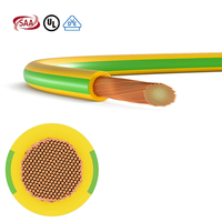 Cable Geritel 450/750V, unipolar, con conductor de cobre, aislamiento de PVC, verde/amarillo, cable de tierra para calefacción, 16mm-95mm H07V-U