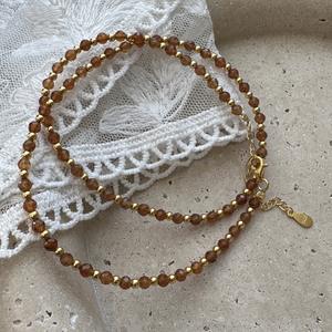 Collier en argent pur S925, chaîne de clavicule rétro, mode, luxe léger, coquille, boucle OT, collier personnalisé, design de niche, colliers à perles - Product Image 1