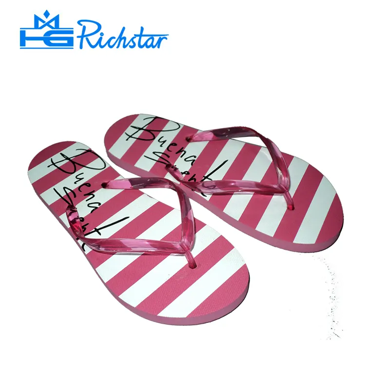 Promosi Fuzhou Wanita dengan Harga Murah Plastik PVC Transparan Sandal