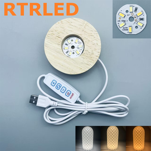 Base in Legno Intagliata a Mano per Esposizione, Supporto Cilindrico per Luce Notturna LED, Decorazione per Cameretta Bambini - Product Image 4