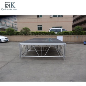 18mm Aluminum Alloy Square <b>Platform</b> <b>Stage</b> with Foldable Aluminum Truss and Quick Installation for Sale - Product Image 5