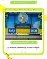 Jeux interactifs de mur de balles à tubes sous vide pour aire de jeux intérieure pour enfants et adultes